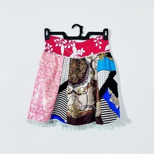 Roberta Oaks Hawaii Skirt Women's Size S Recycle Lace Hem Skirt